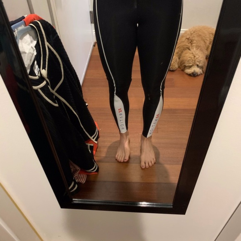 PE nation black leggings size small
